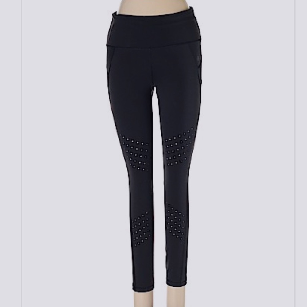 Althea Perforated Laser Cut 7/8 Leggings